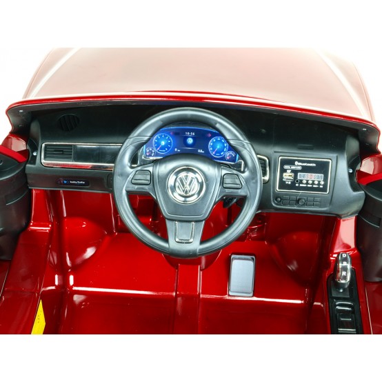 Volkswagen Touareg s 2.4G D.O., odpružení, bluetooth, MP3, USB, SD, VÍNOVÁ METALÍZA, rozbaleno
